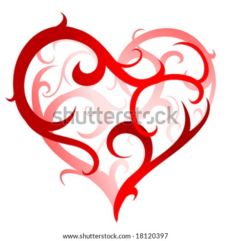Heart shape vector