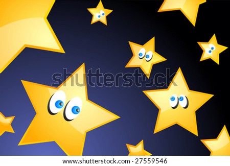 stock vector : Cartoon stars