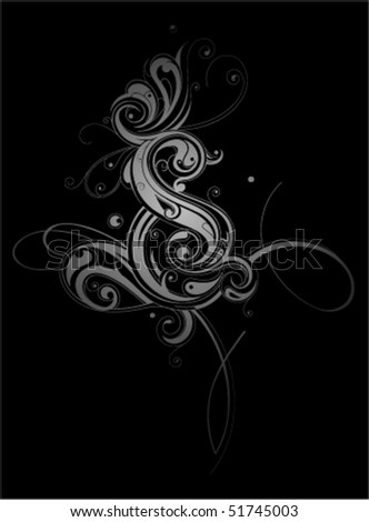 artistic pictures. stock vector : Artistic floral