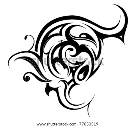 Tribal Art Stock Vector Illustration 77050519 : Shutterstock