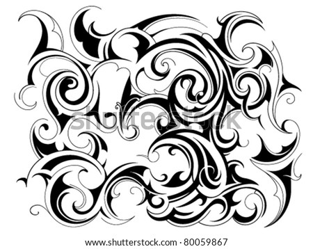 Decorative Sketch Stock Vector Illustration 80059867 : Shutterstock