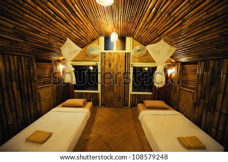 Bamboo bed room