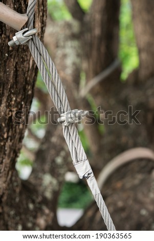 steel wire rope with bolts connection fasteners
