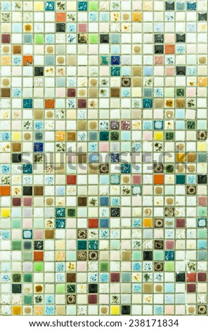 Mosaic tile chinese style