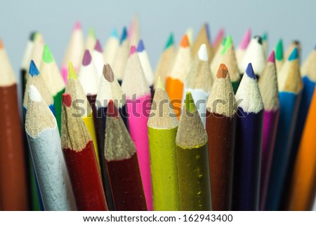 Coloured Pencil Education background