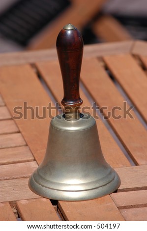 School Bell on table
