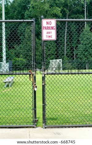 Locked out of a Soccer field
