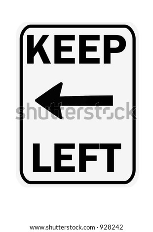 keep left