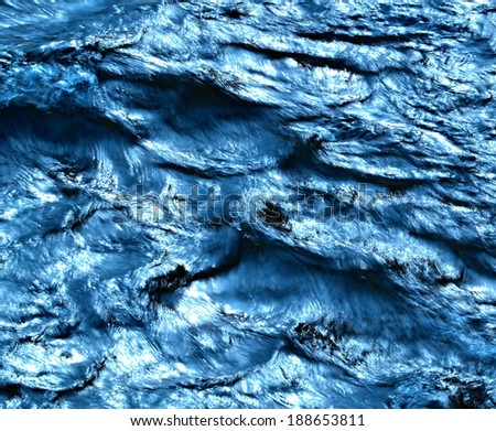 background or texture dark blue wave  river