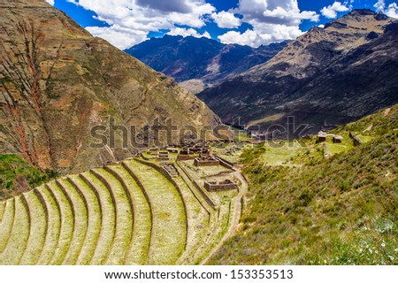 Temple of the Sun, Sacred Valley, Pisac, Peru, South America