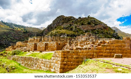 Temple of the Sun, Sacred Valley, Pisac, Peru, South America