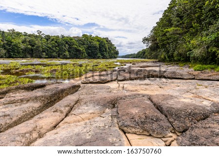 Beautiful landscape of the nature of the Kaieteur National Park, Guyana, South America