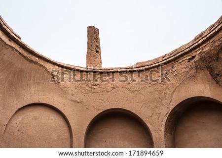 Poor area of the anceint houses in Iran