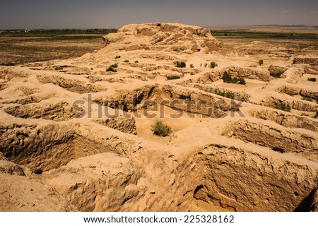 Uzbekistan, Asia, old town of Khwarezm which was the center of the indigenous Khwarezmian civilization and a series of kingdoms.