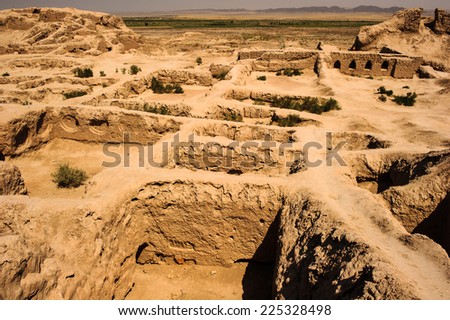Uzbekistan, Asia, old town of Khwarezm which was the center of the indigenous Khwarezmian civilization and a series of kingdoms.
