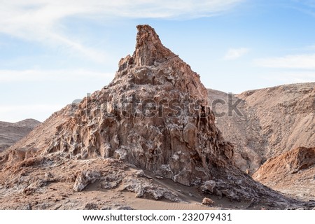 Rocks of the Moon Valley, Atacama Desert, Chile, South America