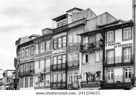 PORTO, PORTUGAL - JUN 21, 2014:  Architecture of Porto, Portugal. Porto is the second largest city in Portugal and it was called the European Culture Capital in 2001