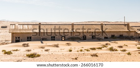 Kolmanskop, town settled by Germans in the desert of Namibia, Africa