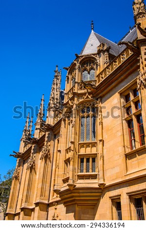 Palace of Justice of Rouen, the capital of the region of Upper Normandy and the historic capital city of Normandy