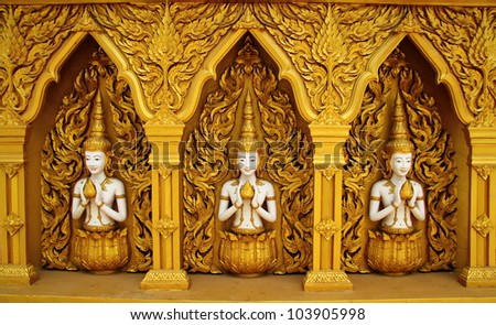Traditional Thai molding Art
