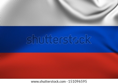 Russian national flag. The original image has been deleted from portfolio. This is the corrected version.