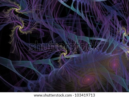Title: Spiraling Cosmos Description: This is what I imagine wandering around on a stairway wrapped around the universe would look like.