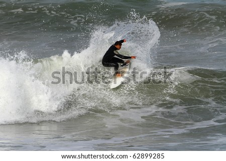 good surfer in action on a nice wave