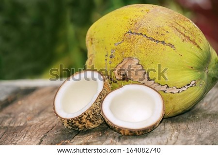 Coconut for cooking, can make coconut milk.