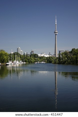 View on downtown Toronto from Toronto Island.