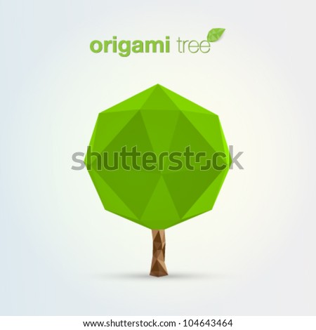 Origami tree Origami tree