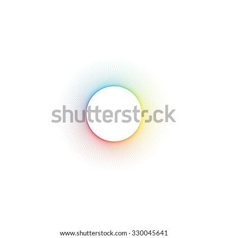 Minimal abstract color blend circle design background  
Eps 10 stock vector illustration