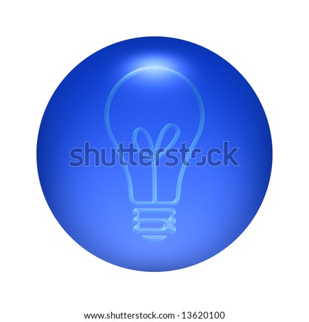 Blue Round Icon