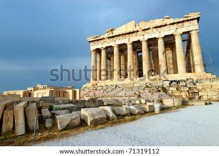 Parthenon in Acropolis, Athens, Greece