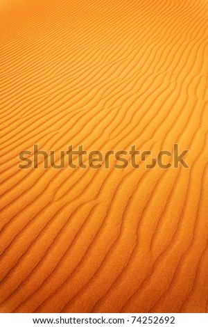 Sand pattern in Sahara Desert, Africa