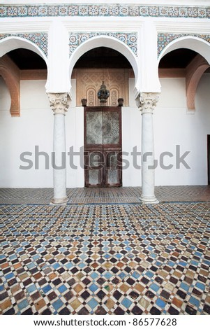Islamic architecture in Tanger, Morocco, Africa