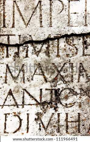 Roman Empire Inscription