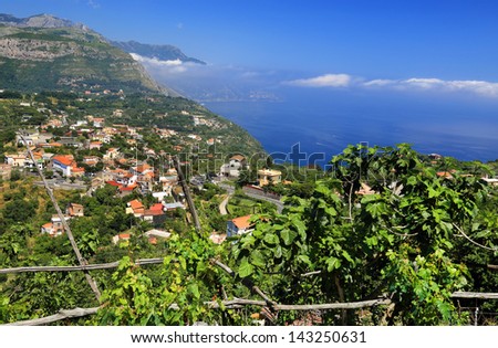 Wine on the Amalfi Coast, Italy, Europe