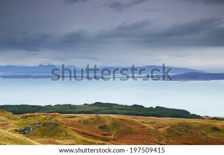 Autumn colours on the Island of Skye, Scotland, Europe