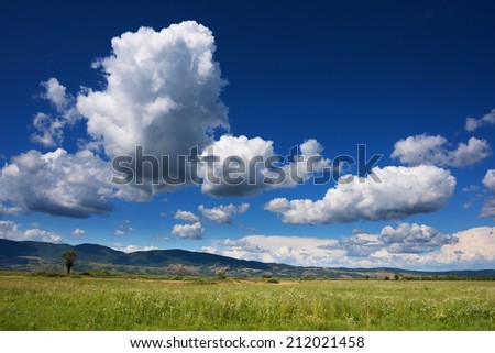 Romanian country landscape