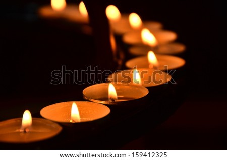 candles meditation