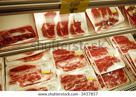packaged meat
