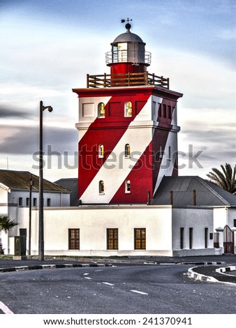 Green point light house in Cape Town