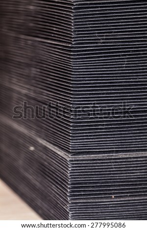 pile of black envelopes
