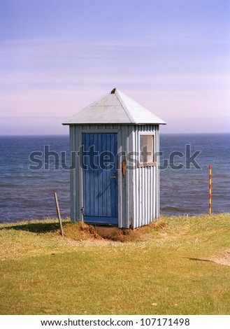 A sentry box by the sea, Sweden.