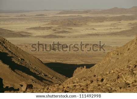 View of barren landscape