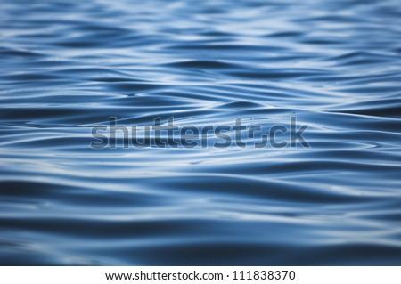 Ripple on the surface of the water, the Baltic Sea