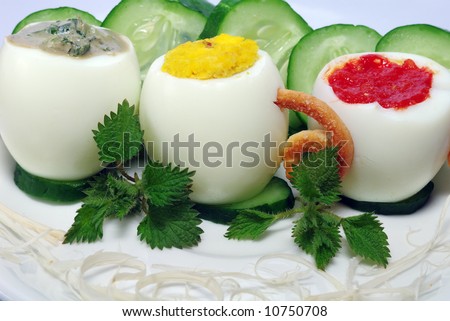 Stuffed eggs