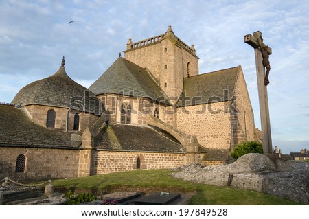 17th century church Saint Nicolas at Barfleur, Cotentin peninsula, Basse-Normandie, France
