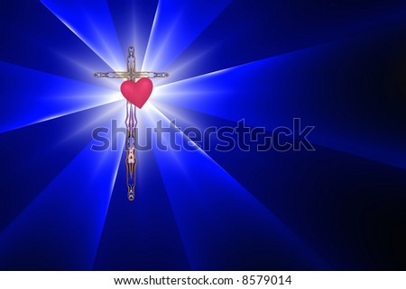 Heart of the Cross casts Divine Light into Darkness