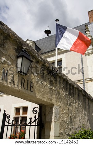 French Flag Flying